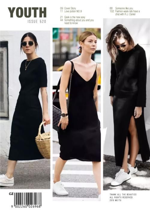 【傻傻】穿裙子别再傻傻配高跟鞋了,现在流行这样搭,今年最chic造型