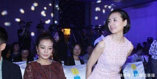 41岁赵薇同框37岁董洁,只差4岁,竟一个大妈,一个少女