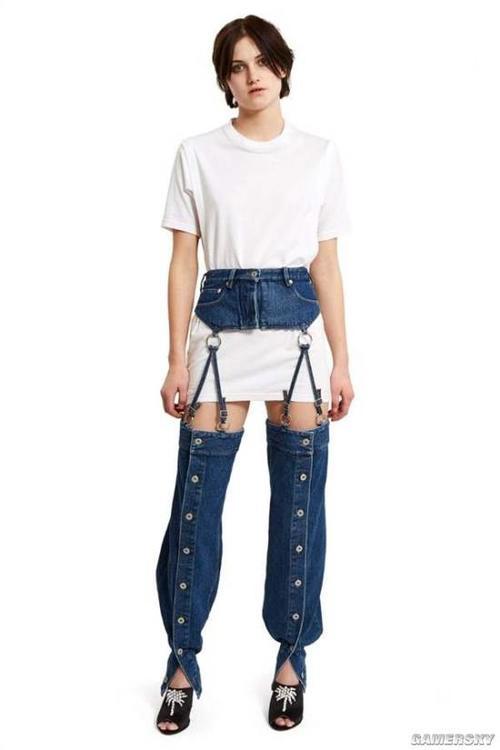 裤子也能露出绝对领域？国外时尚圈的奇葩破洞牛仔裤