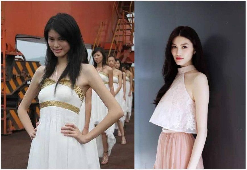 看完奚梦瑶早期的照片,再看看何穗的,网友:反差不止一点点