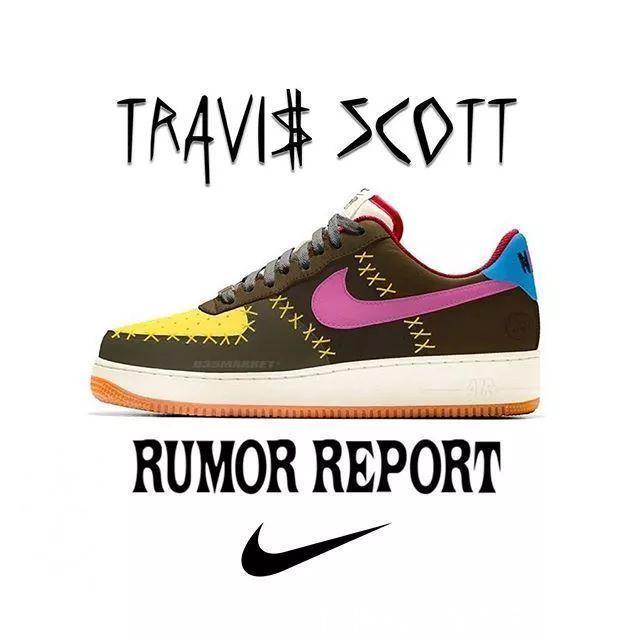  「Nike」Travis Scott的狂潮来袭五款Nike x TS将在今年发售！