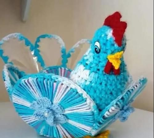  [手工]旧光盘和毛线钩针结合！DIY手工变废为宝，光盘旧物改造教程合集