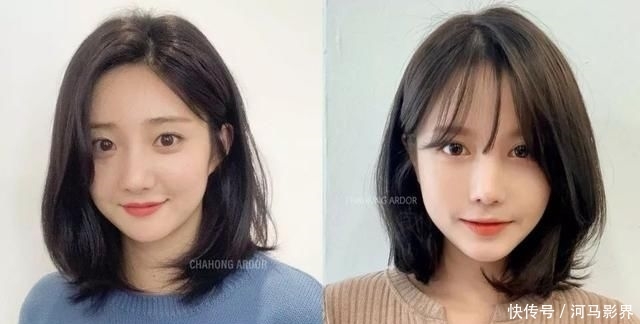 『短发』2019韩系中短发型图鉴!修饰脸型露出锁骨让你更美丽
