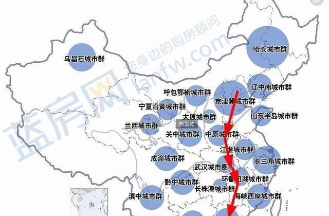 我国最强9大城市群诞生！多个城市群涉及国家中心城市