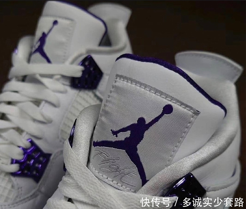 「白色」比百搭小白鞋更潮更显腿长，AJ4紫色冰淇淋带你清爽出行