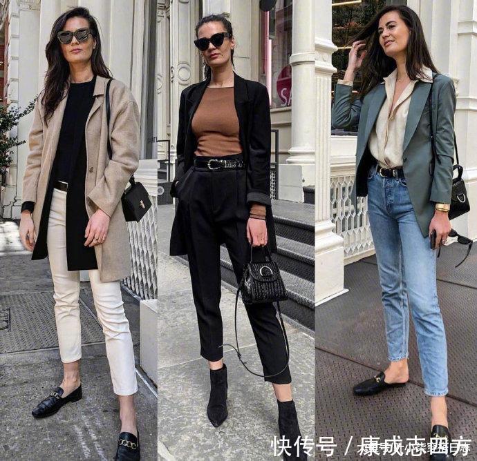  显得：今年流行大女人风，干练利落的秋季穿搭，诠释女人的力量感！