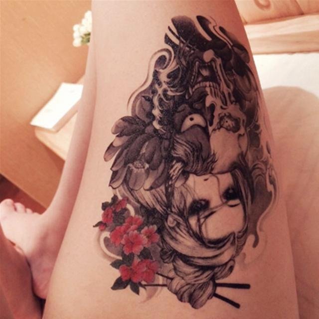 有“纹身”的人就不正经?看看下图，“无痛纹身”又性感