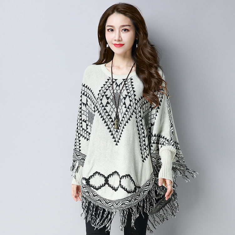 别穿裙子了，9月流行慵懒风毛衣配小脚裤，美翻了