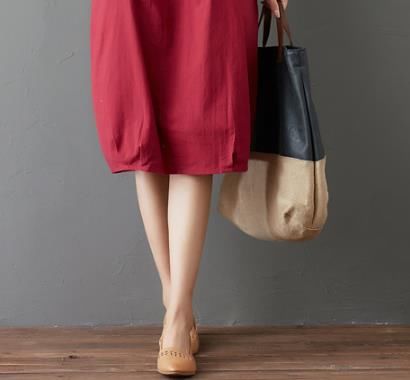 终于到秋天了，出门穿这棉麻装+平鞋，迷人好看，同事见了也想买