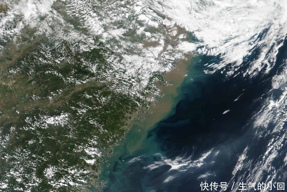  我国■什么情况？美国NASA卫星飞过我国华东，发现浙江近海大范