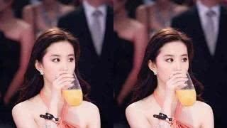 女星防掉口红的喝水方法：神仙姐姐刘亦菲最优雅，范爷比较霸气