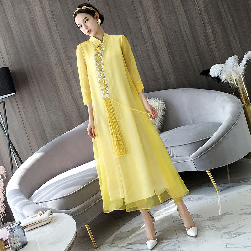 有一种高贵叫旗袍，有一种高雅叫改良旗袍，适合37-53岁女人