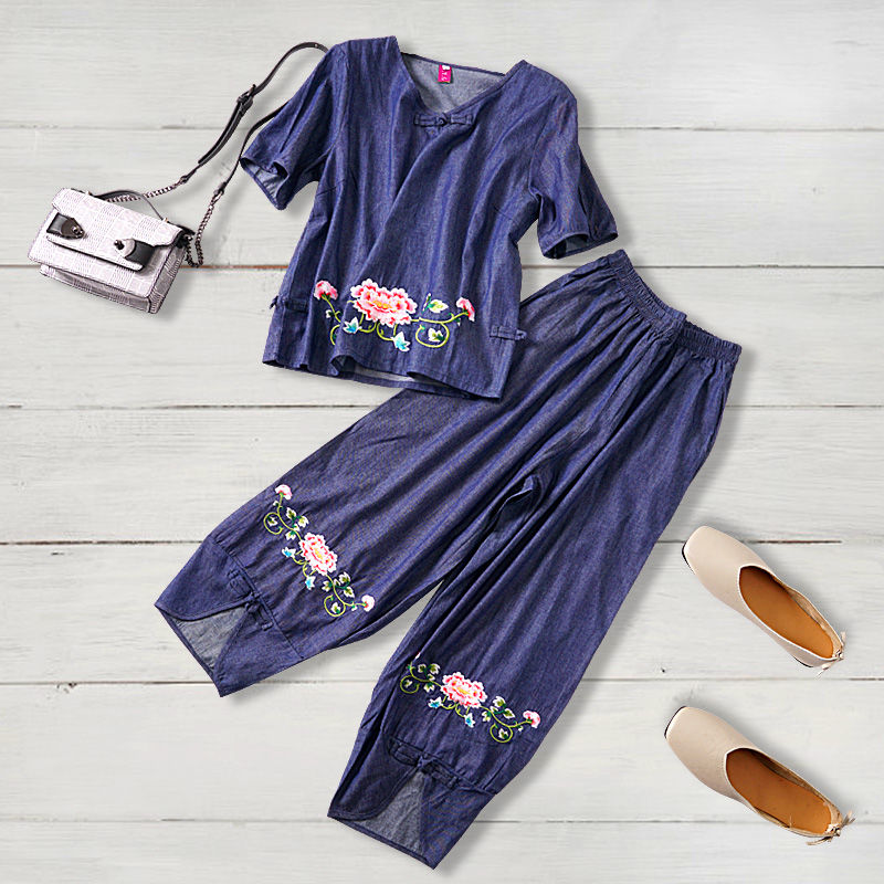 高跟鞋扔了吧!立秋特推:萝卜裤套装，视觉腿长2米，配小白极美