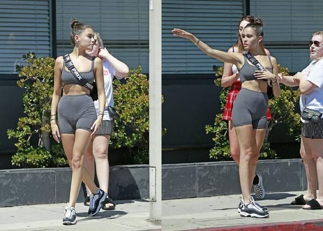 啤酒妹现身街头，穿起了金式风格?网友:没金卡戴珊好看