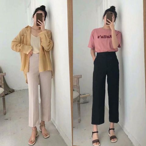 『人人』18套休闲少女风示范,简单又百搭,而且是衣橱里人人都有的单品