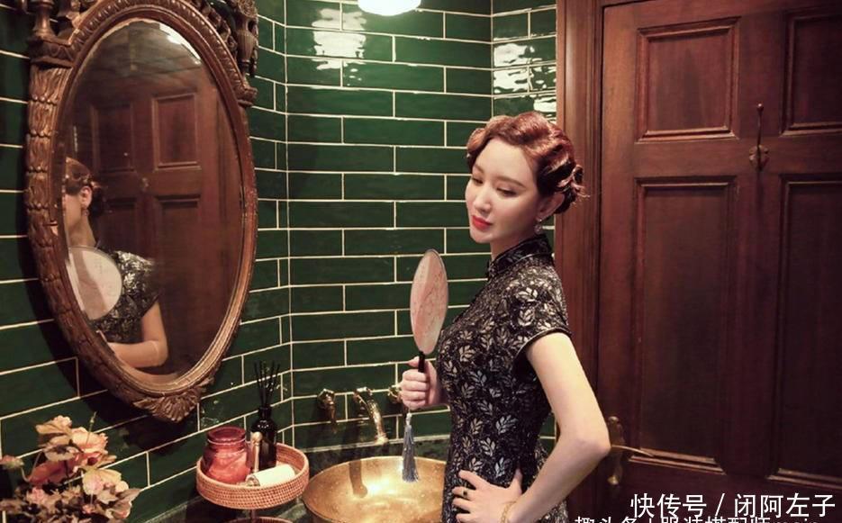 【尤物】被“张乘乘”美到了!张萌穿黑旗袍录综艺,身材婀娜美成人间尤物