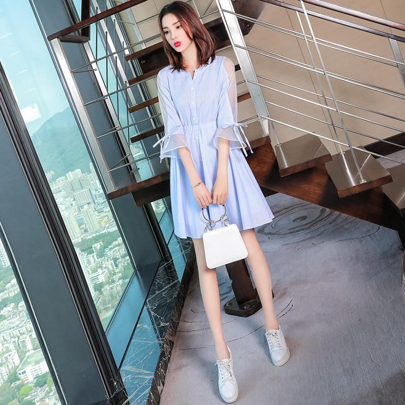 新出的一款“高高裙”，妩媚有女人味，还显腿长，适合小个子MM