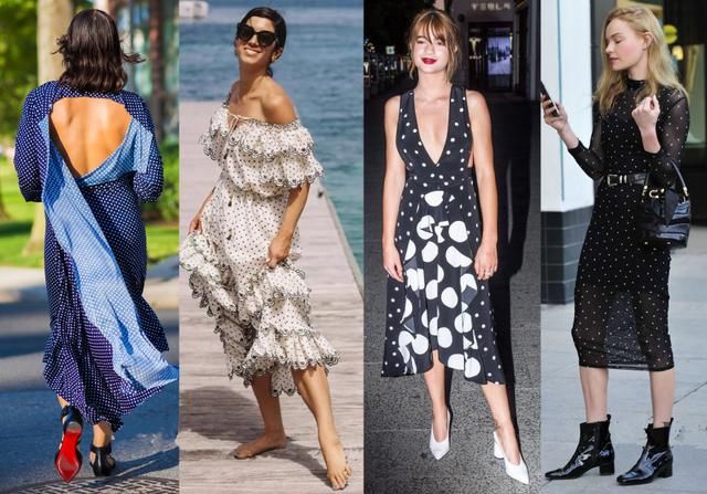 没条波点裙都不好意思出门，36套示范搭配，跟着时髦精穿就行
