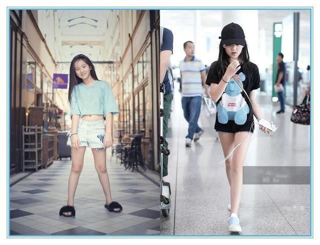 本以为穿短裤的黄多多腿够长的了，可看到李嫣，我顿时沉默了!