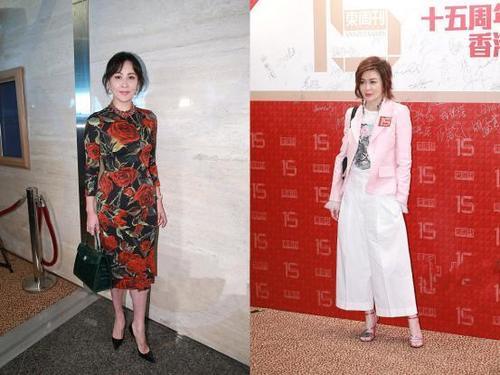 53岁刘嘉玲和55岁关之琳再同台，只相差2岁，差距却出来了