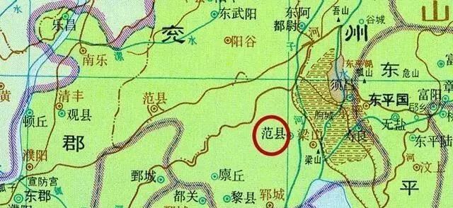 河南唯一一个有两个县城的县，新县城在河南，老县城在山东！