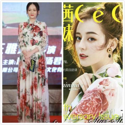 又一个牺牲者，张雨绮撞衫热巴被衬托得虎背熊腰？