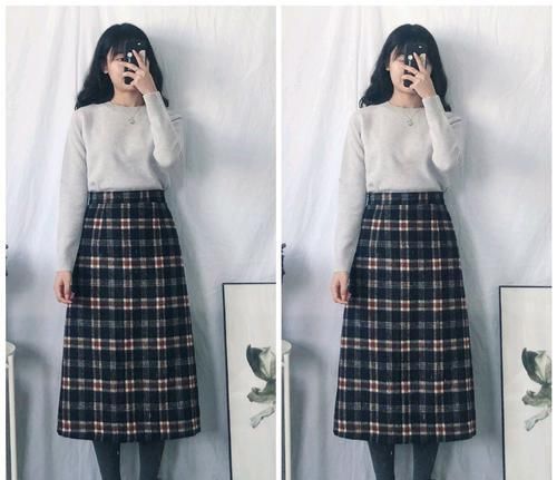 『高领毛线衣』小个子的穿搭指南,提高了腰线配对了颜色,你就是下一个时尚达人