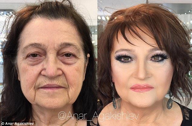 男子化妆技术高超:2小时让80岁老人变少妇