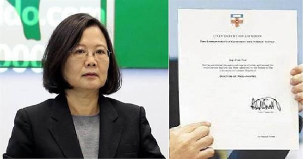  英文：蔡英文母校回信成关键证据“论文门”再添两实锤