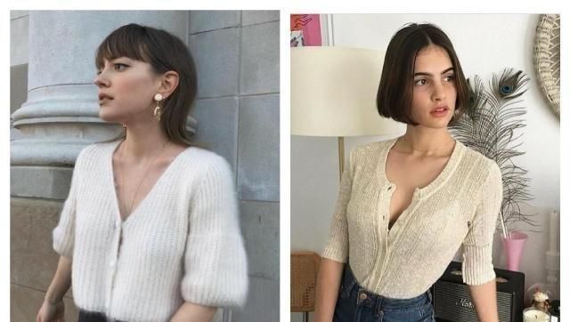  尽显：开衫+牛仔裤这样穿,时髦好看又清新柔美,尽显品味气质