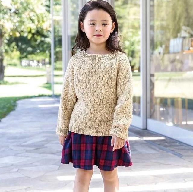  「图解」当妈后，爱上织毛衣！3款棒针编织儿童毛衣，DIY附图解教程