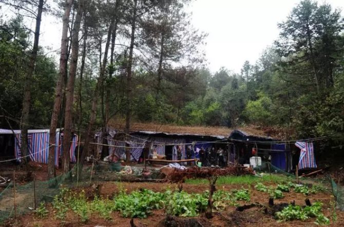 与世隔绝“悬崖工”,21名工人一餐三个菜,一天挣500