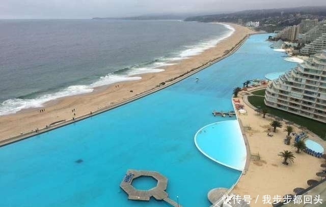 世界上最大游泳池,耗资90多亿人民币修建,面积达到8万平方米