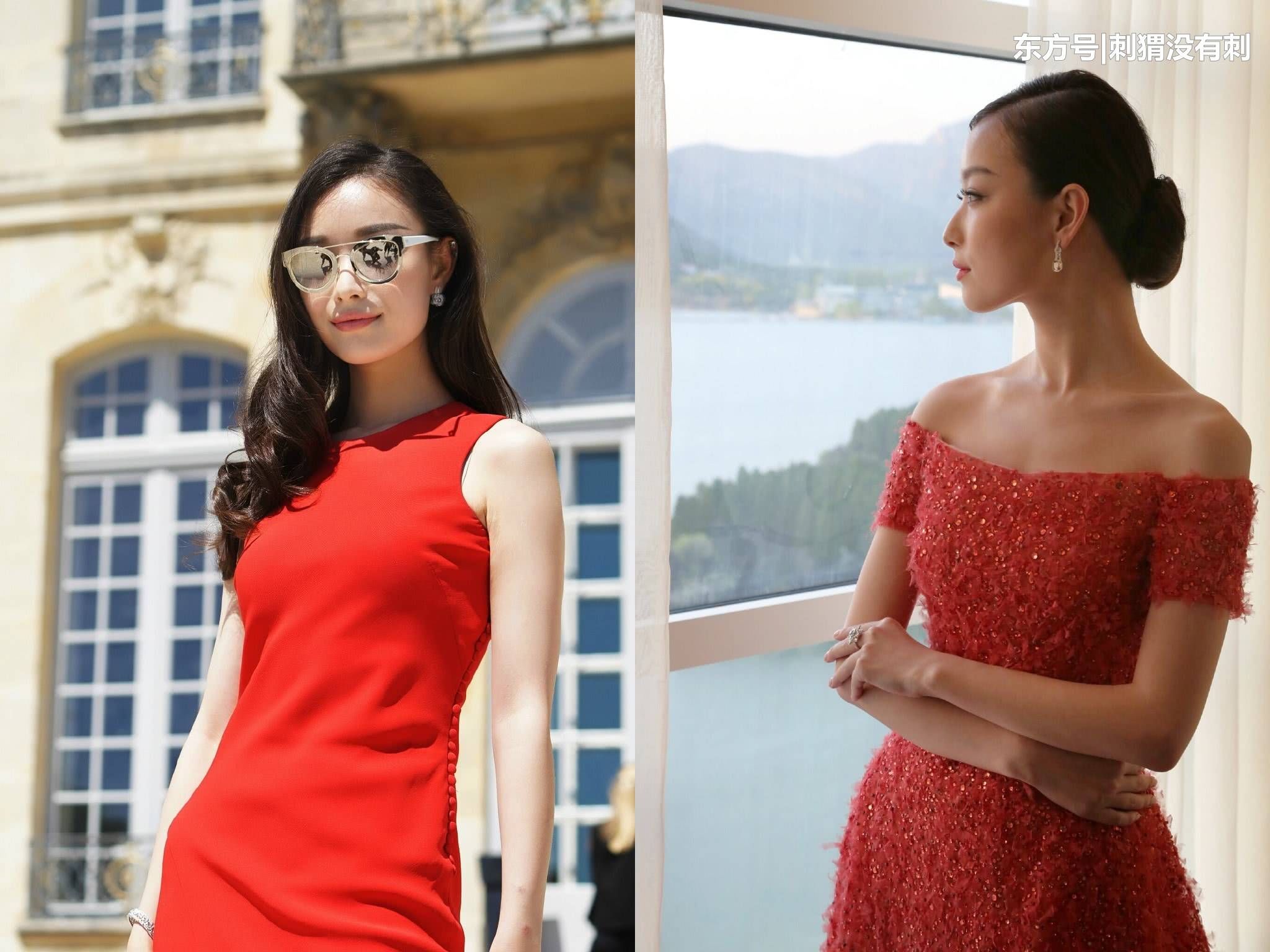 倪妮穿吊带裙风情万种，好身材藏不住，网友:气质真好!