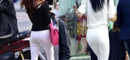 街拍紧身裤的随性时尚 火热来袭无可抵挡