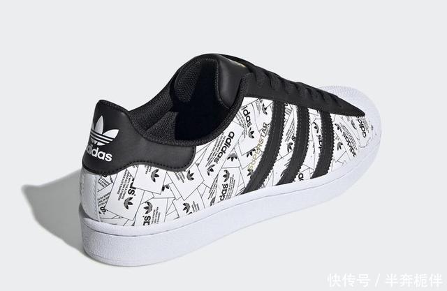  『外观』满印logo+全反光涂层！这双adidasSuperstar外观惊艳！