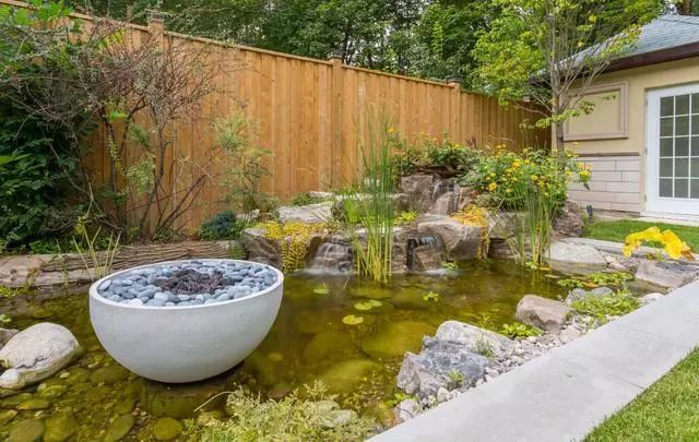 精选 | 32个别墅花园养鱼池设计方案