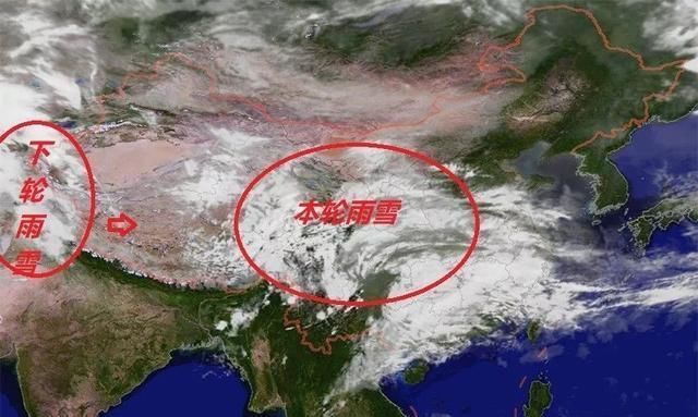 新一轮暴雪已到我国西部，正向东扩，在来中部地区的路上