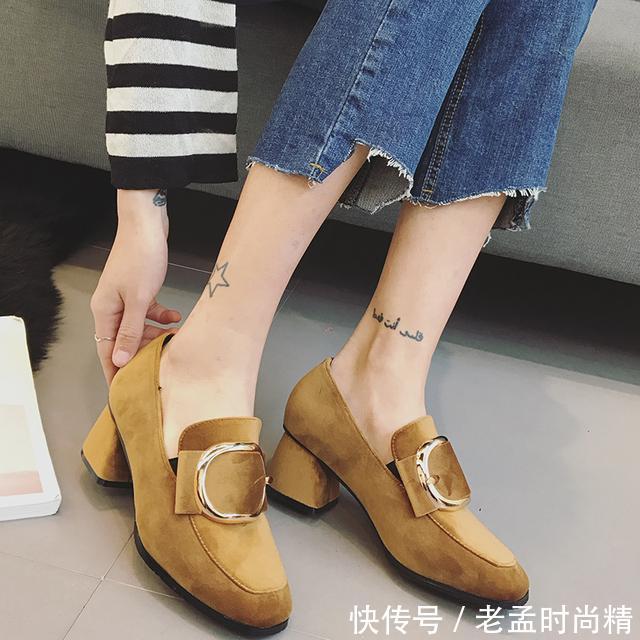 『复古』高跟鞋还是粗跟的好,复古时尚又舒适