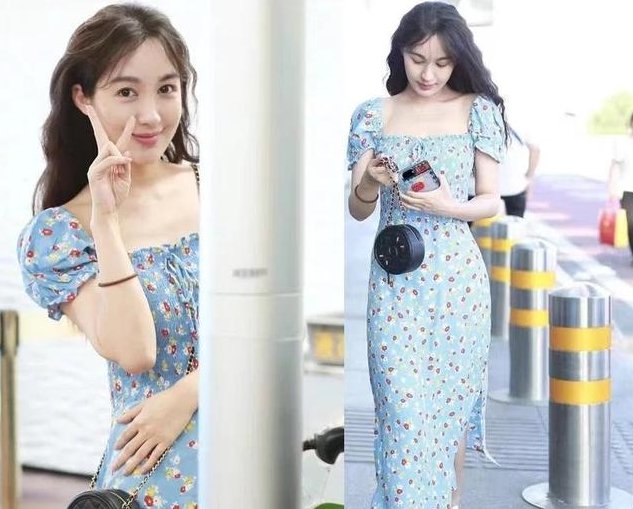  #碎花#“卫衣+牛仔裤”过时了,2020流行这3款碎花裙,半个娱乐圈都在穿