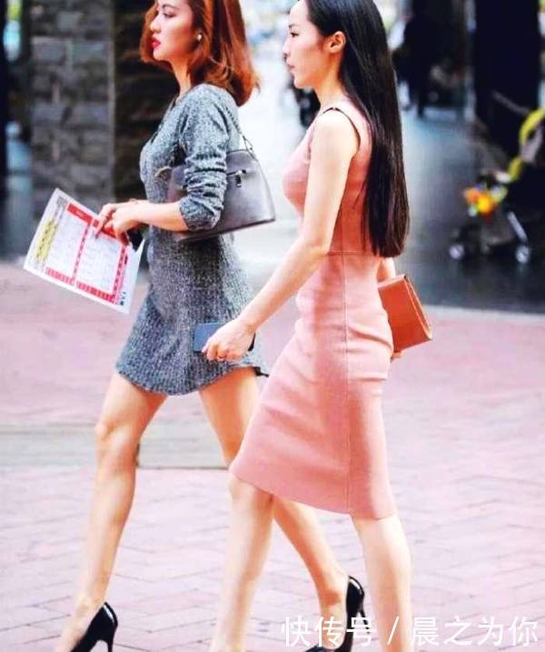 街拍：偶遇高个子大长腿美女小姐姐，一个比一个颜值高！