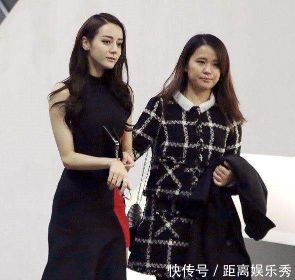 迪丽热巴掀起刘海儿好像换了一个人, 沈梦辰直接让人认不出来!