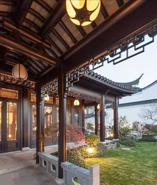 『花园』18个有钱人的院子, 打开豪居新格局, 这才叫中式“花园庭院”