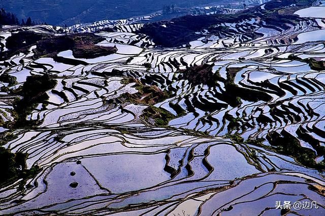 《云南风光》多依树梯田，壮美秀丽，如梦如幻的人间仙境！