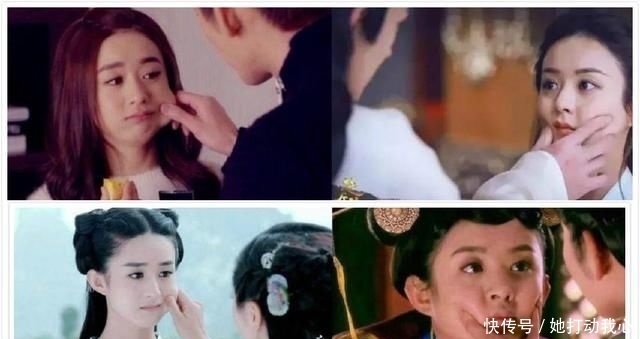 #忍不住#明星被“捏脸杀”:杨幂刘诗诗脸变形,赵丽颖的圆脸总让人忍不住