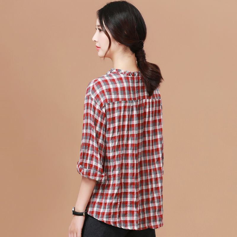 秋老虎的天气，老妈跑断腿才买到这棉麻装，清爽又不闷，太值了