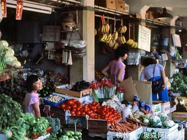 老照片三十五年前的香港，赤柱商铺大澳渔港