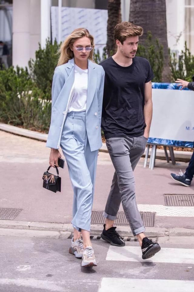 我膨胀了，维密超模的街拍竟然也敢学！