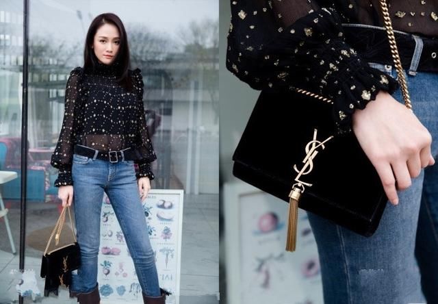 陈乔恩衬衫配牛仔裤，居然还穿了一双短靴，网友：看着都觉得热！