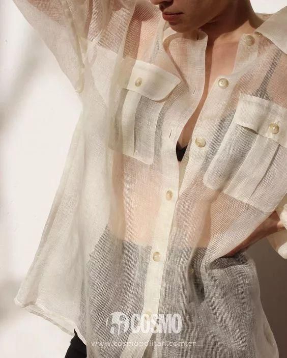 时髦办|透视衬衫这么美!你不穿等什么?